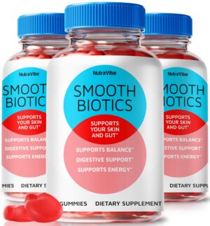 Gomitas Smooth Biotics para mujeres paquete de 3