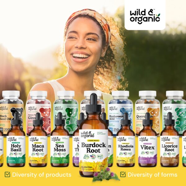 Tintura raíz bardana orgánica antioxidante y detox