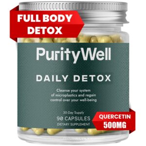 PurityWell suplemento apoyo completo quercetina vitamina capsules