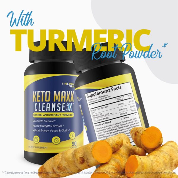 Keto Maxx Cleanse botellas para desintoxicación 90 días