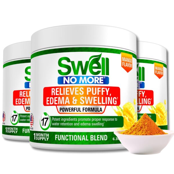 Envase Swell No More diurético natural para edema piernas y pies