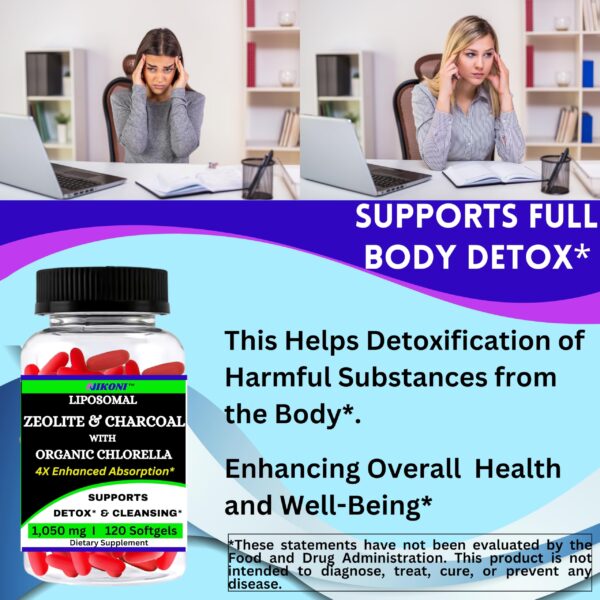 Nikoni formula avanzada zeolita y carbón activado para detox natural