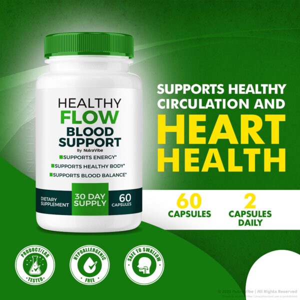 Detalle de etiqueta Healthy Flow