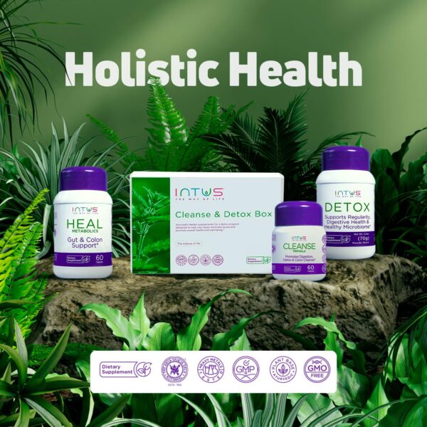 Productos Intus para limpieza intestinal y apoyo al microbioma