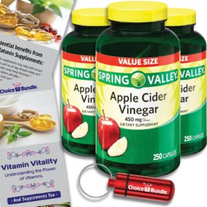 Spring Valley Vinagre Sidra cápsulas frontal