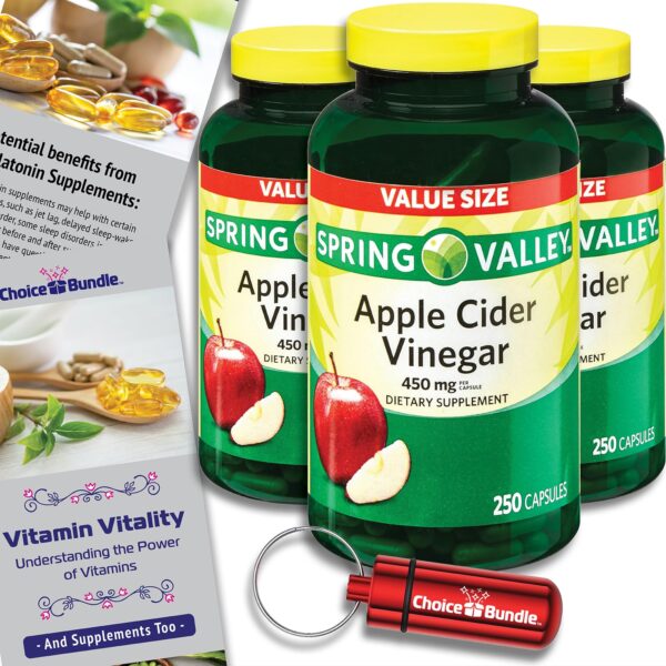 Spring Valley Vinagre Sidra cápsulas frontal
