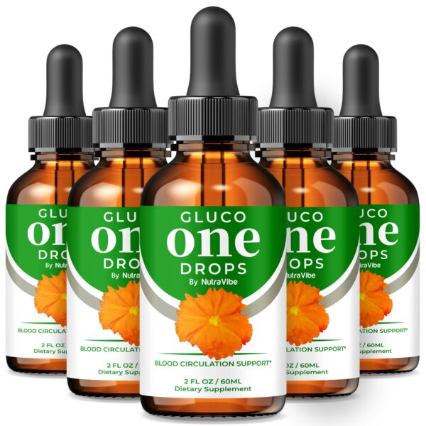 Gluco One Drops NutraVibe bottle front