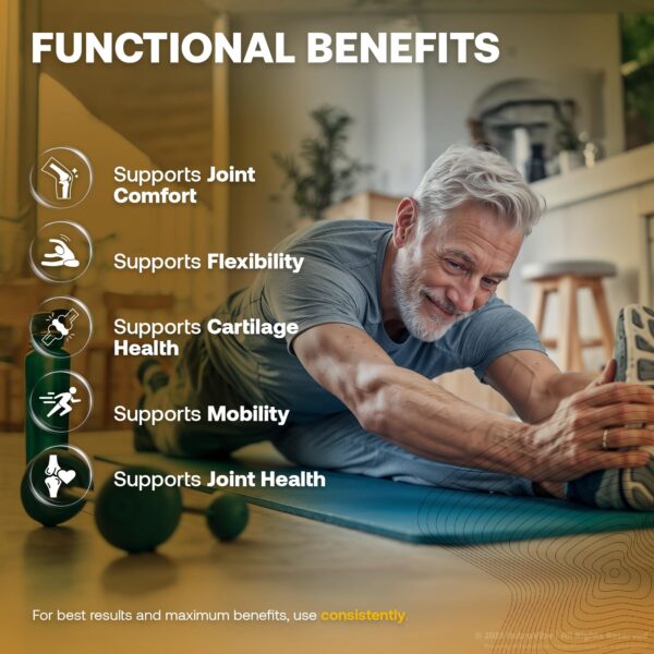 Etiqueta trasera Joint Sana cápsulas NutraVibe Etiqueta trasera Joint Sana cápsulas NutraVibe