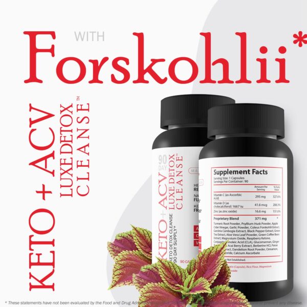 Suplemento americano 90 Day Keto Acv Luxe