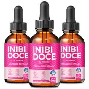 Frente de la botella Inibi Doce Gotas Frente de la botella Inibi Doce Gotas