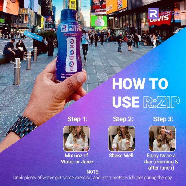 Detox Cleanse Zip mezcla energética vegana sabor Beach Vibe