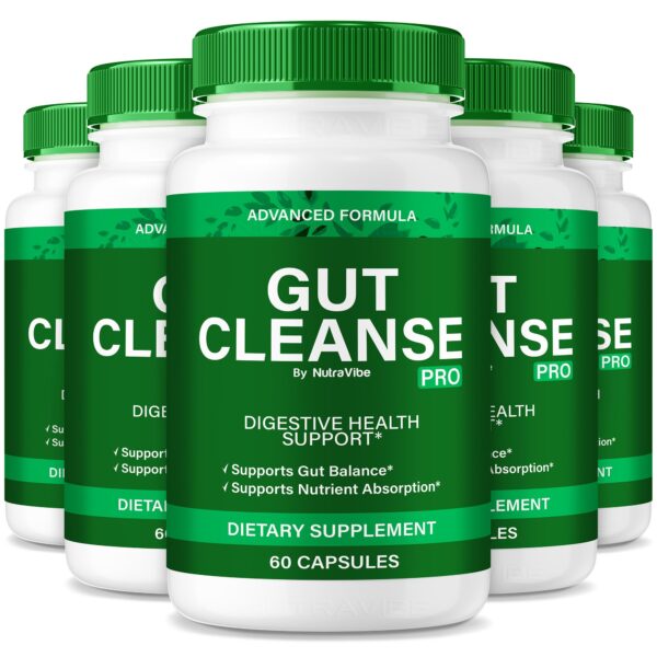 NutraVibe Gut Cleanse Pro frasco NutraVibe Gut Cleanse Pro frasco