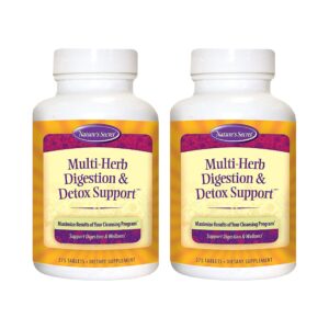 Nature's Secret suplemento multi hierbas digestión detox