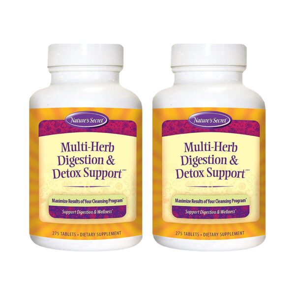 Nature's Secret suplemento multi hierbas digestión detox
