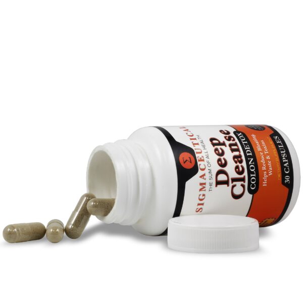 Paquete limpieza abertura intestinal Sigmaceutical detox cápsulas