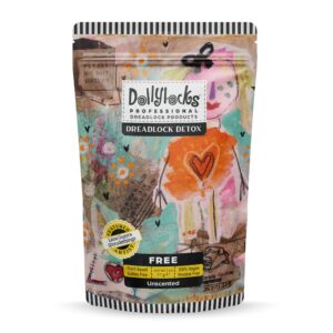 Detox Dollylocks profesional para rastas sin fragancia en envase de 2oz