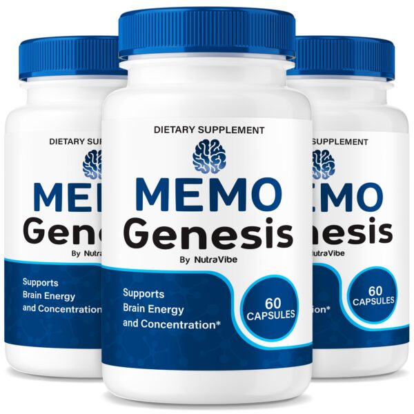 MemoGenesis botella etiqueta