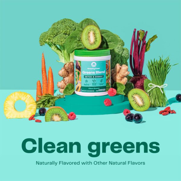 Suplemento detox Amazing Grass Greens Clean Green 30 porciones