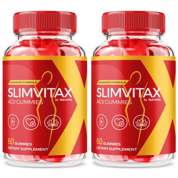 Frente de envase SlimVitax Premium Gummies