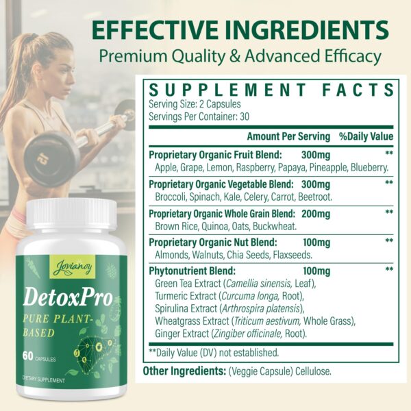 Frasco Jovianoy Detox 1000 mg