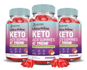 Ultra Prime Keto ACV gomitas extreme 2000mg paquete triple 180 unidades