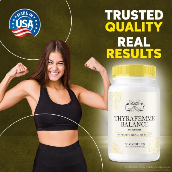 Logo de NutraVibe con ThyraFemme Balance