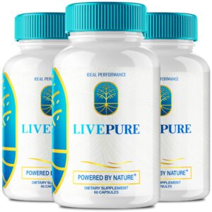 Cápsulas LivePure para desintoxicación del hígado de IDEAL PERFORMANCE