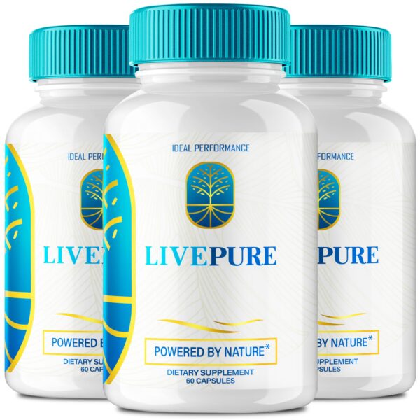 Cápsulas LivePure para desintoxicación del hígado de IDEAL PERFORMANCE