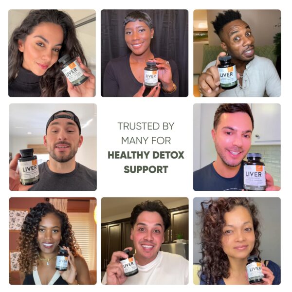 Etiqueta de información Sandhu's suplemento detox