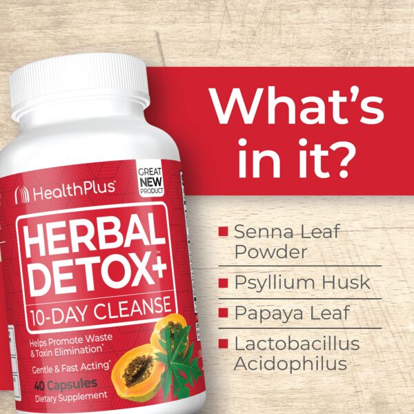 Health Plus Herbal Detox+ ingredientes y beneficios