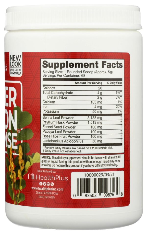 Paquete de Health Plus Super Colon Cleanse