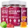 KGGCDD gominolas keto ACV 1500mg paquete de 3 con sabor a vinagre de manzana