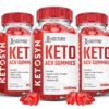 Gomitas Ketosyn Keto ACV 1000mg vinagre manzana paquete 3