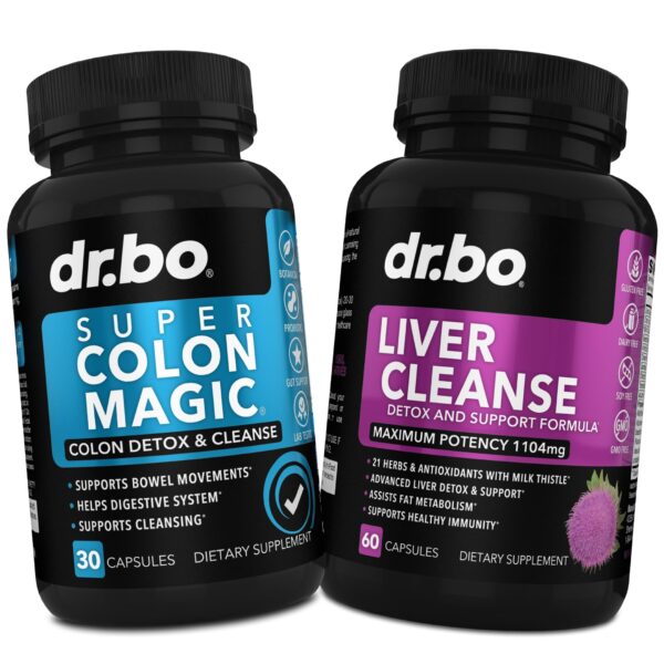 limpiador colon y desintoxicante hígado suplemento 15 días