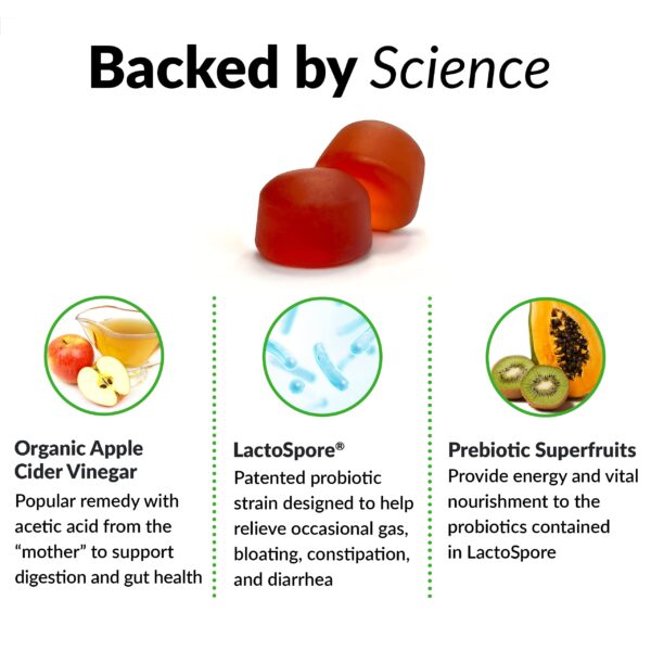 Antioxidantes y probióticos en gomitas con sabor natural