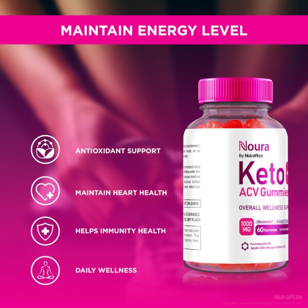 Botella de gomitas NutraRize Noura Keto ACV suplemento oficial keto Botella de gomitas NutraRize Noura Keto ACV suplemento oficial keto