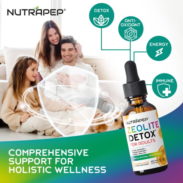 NutraPep gotas detox clinoptilolita para limpieza corporal natural NutraPep gotas detox clinoptilolita para limpieza corporal natural