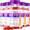 Paquete de 5 Fast Ripped Keto ACV Gummies 1050mg