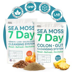 Paquete detox musgo marino Atlantic Naturals 7 días