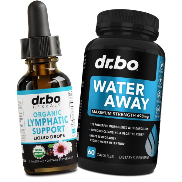 Suplemento líquido orgánico para drenaje linfático y retención de agua
