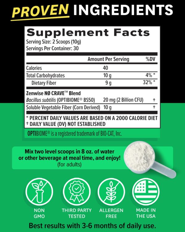 Frasco de ZenGLP-1 en polvo
