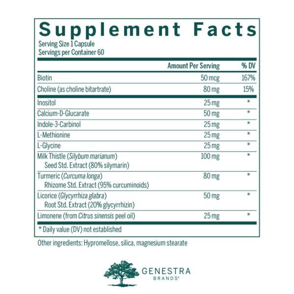cápsulas naturales para detoxificación del hígado y antioxidantes