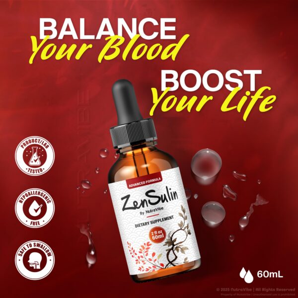 Etiqueta de ZenSulin Drops
