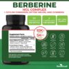 Etiqueta suplemento berberina ForestLeaf 97% pureza