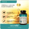 Cápsulas fibra y aceite de pescado Omega 3 NatureWise