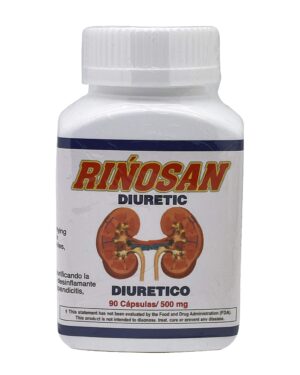 Rinosan cápsulas suplemento depurativo y diurético paquete