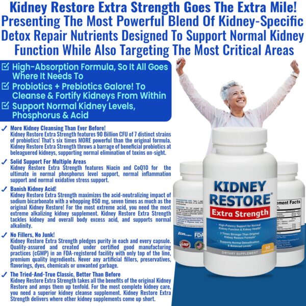 Suplemento natural para rejuvenecimiento y reparación de riñones Suplemento natural para rejuvenecimiento y reparación de riñones