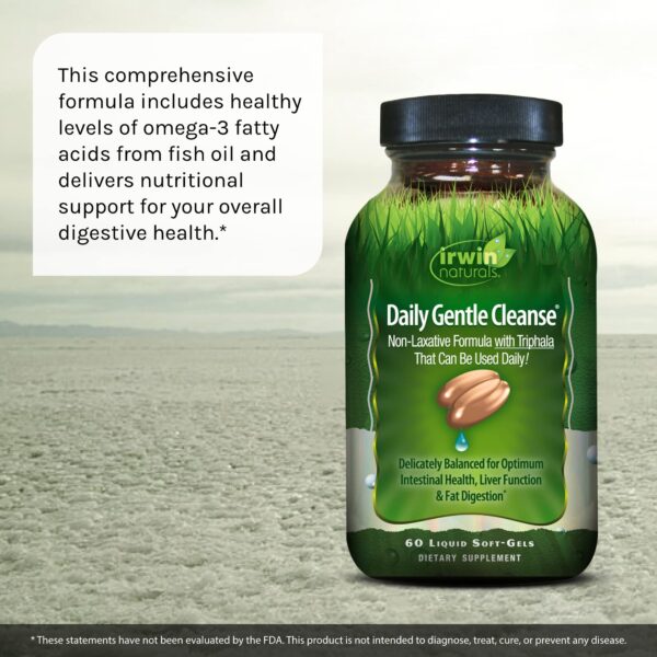 Detalle cápsulas no laxantes Irwin Naturals con Triphala