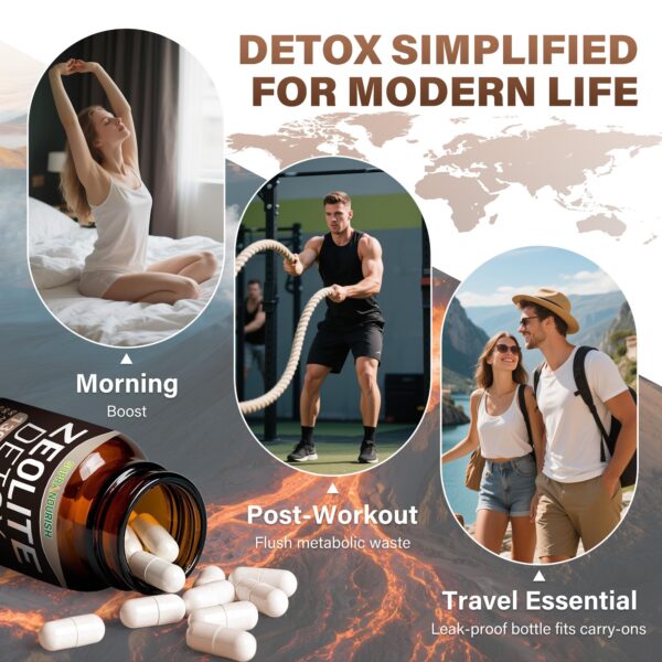 suplemento supranourish detox con probióticos carbón activado 60 cáps