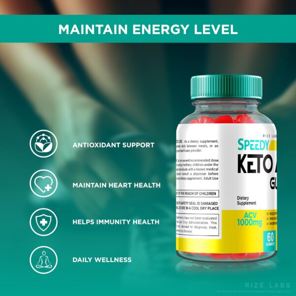 Paquete doble Speedy Extreme Keto Plus ACV gomitas natural